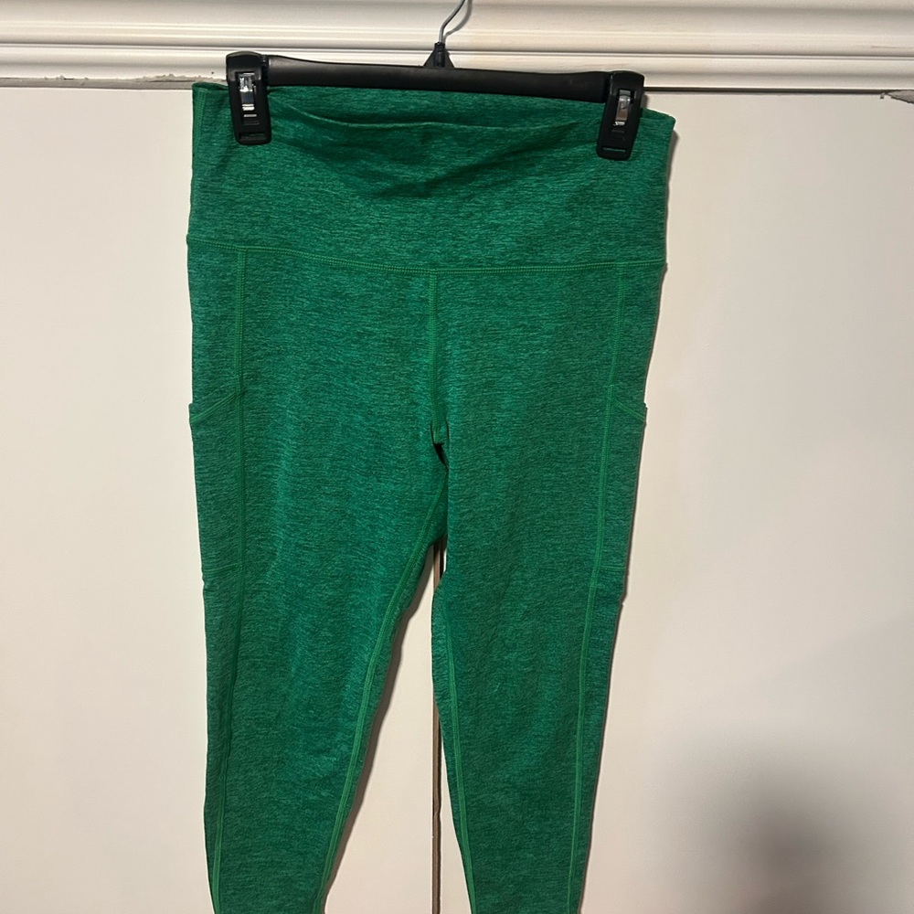 Green High-Waisted Leggings